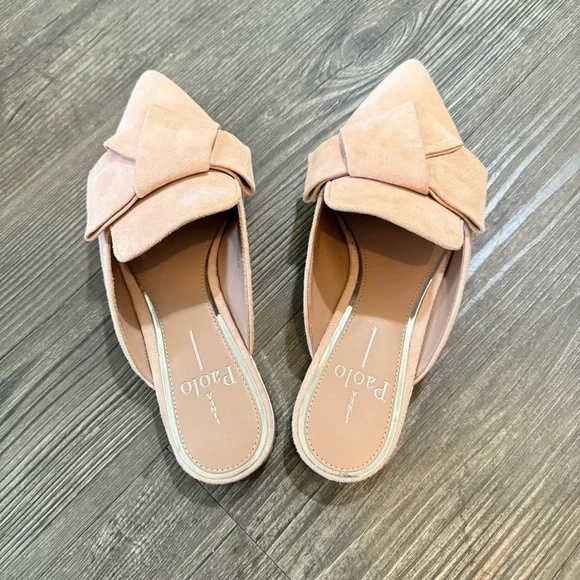 Linea Paolo Anya Bow Mule in Light Pink Womens Size 5 1/2 - Picture 4 of 8